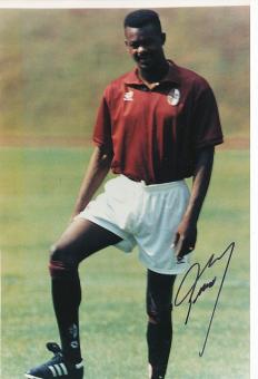 Jocelyn Angloma   FC Turin Fußball Autogramm 30 x 20 cm Foto original signiert 