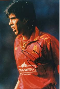Daniel Fonseca   AS Rom &  Uruguay  Fußball  Autogramm 30 x 20 cm Foto  original signiert 