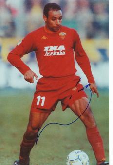Emerson   AS Rom  Fußball Autogramm 30 x 20 cm Foto original signiert 