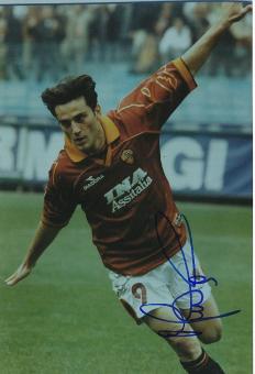 Vincenzo Montella   AS Rom  Fußball Autogramm 30 x 20 cm Foto original signiert 