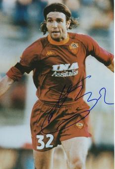 Vincent Candela   AS Rom  Fußball Autogramm 30 x 20 cm Foto original signiert 