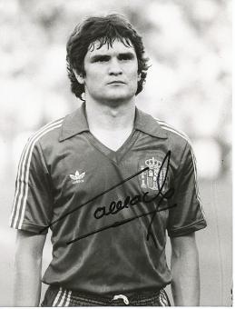 Jose Antonio Camacho  Spanien  Fußball Autogramm 16 x 21 cm Foto original signiert 