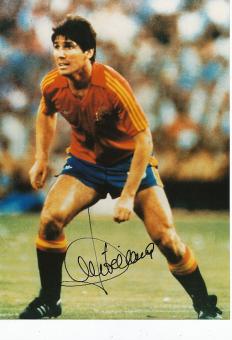 Carlos Santillana  Spanien  Fußball Autogramm 28 x 20 cm Foto original signiert 