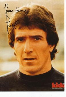 Juanito † 1992  Spanien  Fußball Autogramm 27 x 20 cm Foto original signiert 