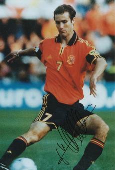 Ivan Helguera   Spanien   Fußball Autogramm 30 x 21 cm Foto original signiert 