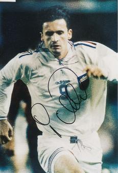 Predrag Mijatovic   Real Madrid  Fußball Autogramm 30 x 20 cm Foto original signiert 