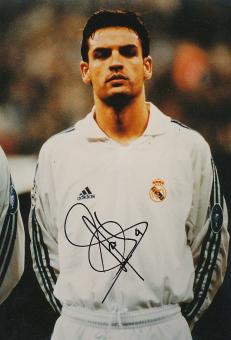 Fernando Morientes   Real Madrid  Fußball Autogramm 30 x 20 cm Foto original signiert 