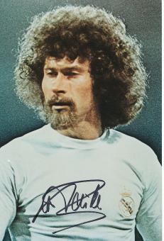Paul Breitner   Real Madrid  Fußball Autogramm 30 x 20 cm Foto original signiert 
