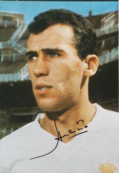 Amancio Amaro Varela † 2023   Real Madrid  Fußball Autogramm 30 x 20 cm Foto original signiert 