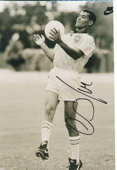 Cafu Brasilien Weltmeister WM 1994 + 2002  Fußball Autogramm 30 x 20 cm Foto original signiert 