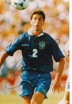 Jorginho  Brasilien Weltmeister WM 1994  Fußball Autogramm 30 x 20 cm Foto original signiert 