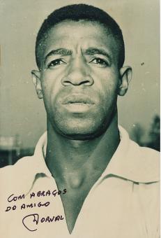 Dorval Rodrigues "Macale" † 2021 Brasilien Weltmeister WM 1962   Fußball Autogramm 30 x 20 cm Foto original signiert 
