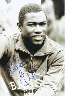 Edu "Jonas Eduardo Américo"  Brasilien Weltmeister WM 1970   Fußball Autogramm 30 x 20 cm Foto original signiert 