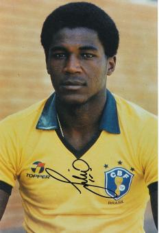 Julio Cesar  Brasilien  Fußball Autogramm 30 x 20 cm Foto original signiert 