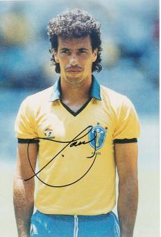Careca  Brasilien WM 1990  Fußball Autogramm 30 x 20 cm Foto original signiert 