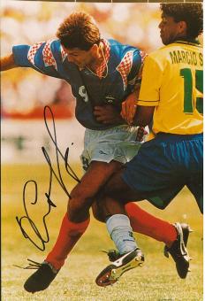Oleg Salenko Rußland WM 1994   Fußball Autogramm 30 x 20 cm Foto original signiert 