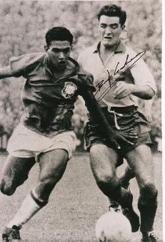 Bengt Gustavsson † 2017  Schweden WM 1958  Fußball Autogramm 30 x 20 cm Foto original signiert 