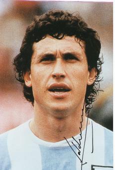 Jorge Valdano  Argentinien Weltmeister WM 1986  Fußball  Autogramm 30 x 20 cm Foto  original signiert 