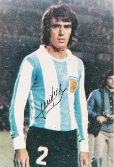 Jorge Olguin  Argentinien Weltmeister WM 1978 Fußball  Autogramm 30 x 20 cm Foto  original signiert 