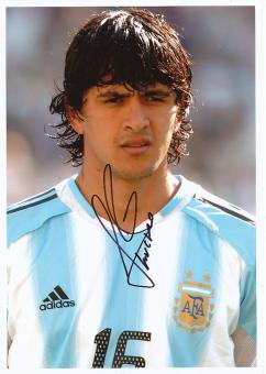 Sergio Agüero  Argentinien WM 2014   Fußball  Autogramm 30 x 21 cm Foto  original signiert 