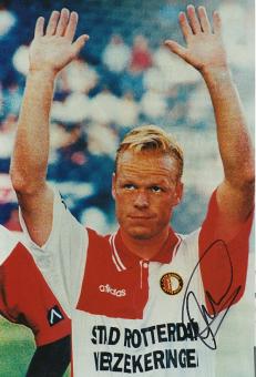 Ronald Koeman  Feyenoord Rotterdam  Fußball Autogramm 20 x 30 cm Foto original signiert 