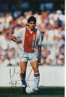 Jari Litmanen  Ajax Amsterdam   Fußball Autogramm 30 x 20 cm Foto original signiert 