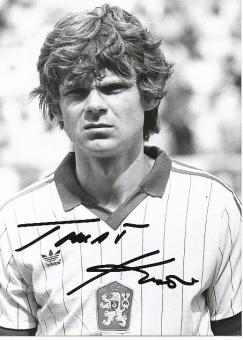 Tomas Kriz   Tschechien WM 1982   Fußball Autogramm 21 x 15 cm Foto original signiert 