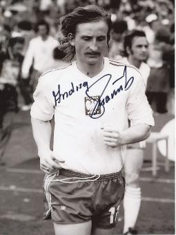 Andrzej Szarmach  Polen WM 1974  Fußball Autogramm 27 x 20 cm Foto original signiert 
