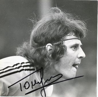 Jan Tomaszewski  Polen WM 1974  Fußball Autogramm 18 x 18 cm Foto original signiert 