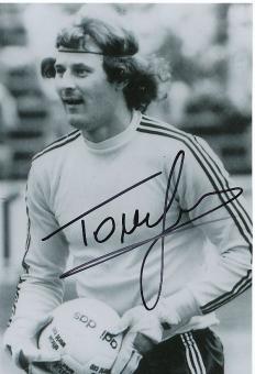 Jan Tomaszewski  Polen WM 1974  Fußball Autogramm 30 x 20 cm Foto original signiert 