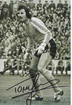 Jan Tomaszewski  Polen WM 1974  Fußball Autogramm 30 x 20 cm Foto original signiert 