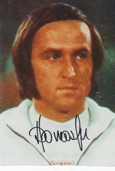 Jan Domarski  Polen WM 1974  Fußball Autogramm 30 x 20 cm Foto original signiert 