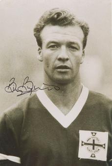Billy Bingham † 2022  Nordirland WM 1958  Fußball Autogramm 30 x 15 cm Foto original signiert 