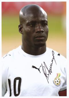 Stephen Appiah  Ghana  WM 2006  Fußball Autogramm 30 x 20 cm Foto original signiert 