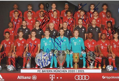 FC Bayern München    Mannschaftsfoto Fußball original signiert 