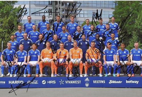 FC Schalke 04    Mannschaftsfoto Fußball original signiert 