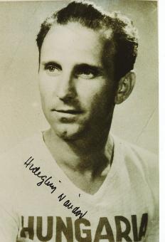 Nandor Hidegkuti  † 2002  Ungarn   WM 1954  Fußball Autogramm 30 x 20 cm Foto original signiert 