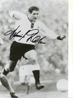 Helmut Rahn † 2003  DFB Weltmeister WM 1954   Fußball Autogramm 24 x 18 cm Foto original signiert 