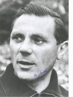Max Morlock † 1994  DFB Weltmeister WM 1954  Fußball Autogramm 24 x 18 cm Foto original signiert 