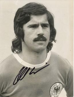 Gerd Müller † 2021  DFB Weltmeister WM 1974  Fußball Autogramm 21 x 16 cm Foto original signiert 