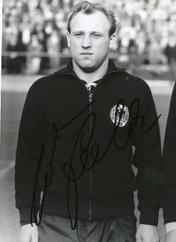 Uwe Seeler † 2022  DFB WM 1958 Fußball Autogramm 21 x 16 cm Foto original signiert 