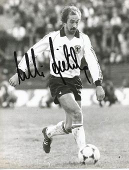 Uli Stielike  DFB  WM 1982   Fußball Autogramm 22 x 16 cm Foto original signiert 