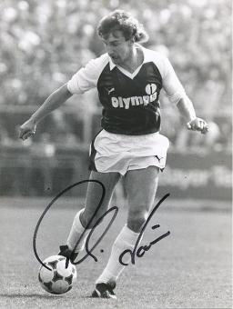 Rudi Völler  SV Werder Bremen  Fußball Autogramm 21 x 16 cm Foto original signiert 