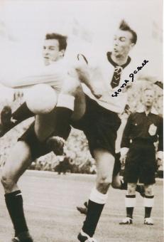 Horst Eckel † 2021  DFB Weltmeister WM 1954  Fußball Autogramm 30 x 20 cm Foto original signiert 