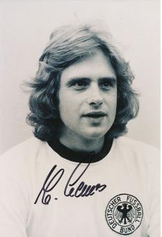 Helmut Kremers DFB Weltmeister WM 1974   Fußball Autogramm 30 x 20 cm Foto original signiert 