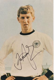 Jürgen Grabowski † 2022   DFB Weltmeister WM 1974   Fußball Autogramm 30 x 20 cm Foto original signiert 
