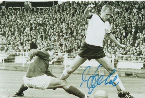 Siggi Held  DFB WM 1966  Fußball Autogramm 30 x 20 cm Foto original signiert 