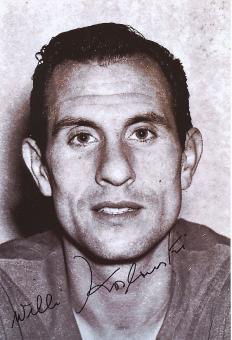 Willi Koslowski  DFB   Fußball Autogramm 30 x 20 cm Foto original signiert 