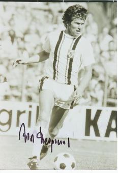 Jupp Heynckes  Borussia Mönchengladbach Fußball Autogramm 30 x 20 cm Foto original signiert 