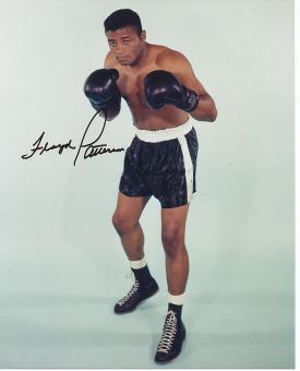 Floyd Patterson  † 2006  USA Weltmeister  Boxen  Autogramm 20 x 25 cm Foto original signiert 